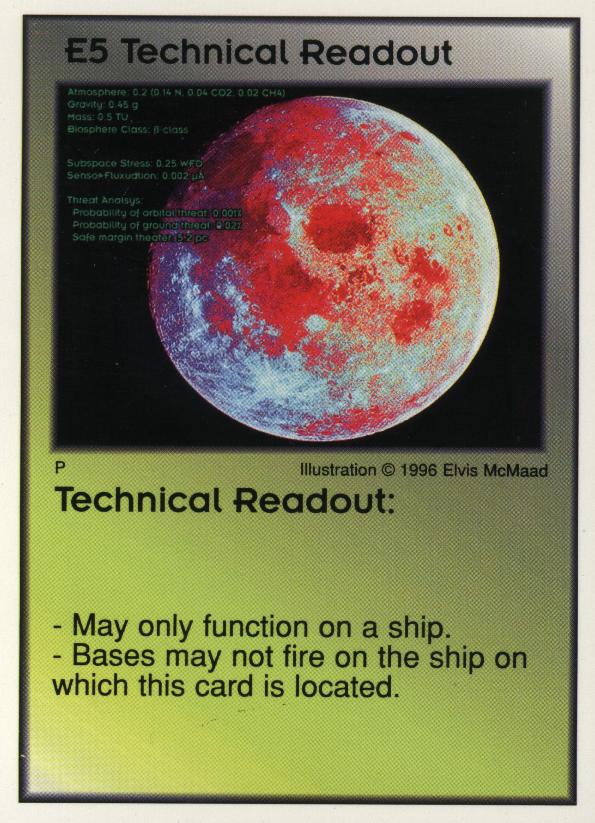 Technical Readout (on a ship)
